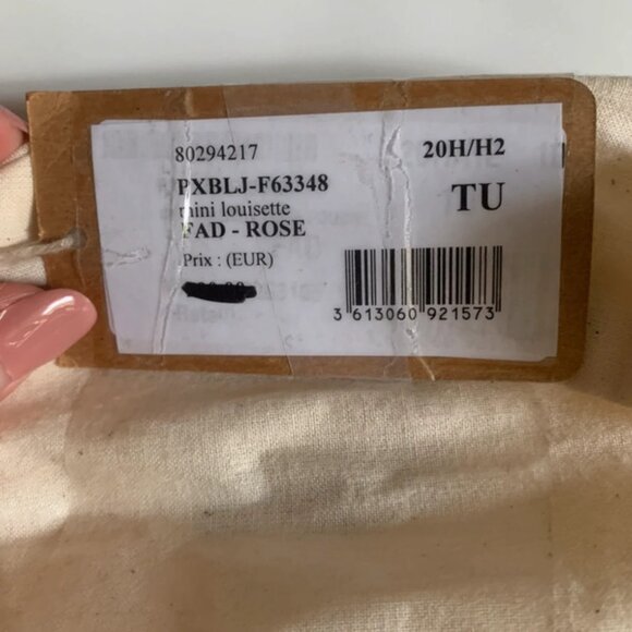 French designer A.P.C. Mini Louisette Leather Bag in Powder Pink BNWT + Dustbag - Picture 4 of 16